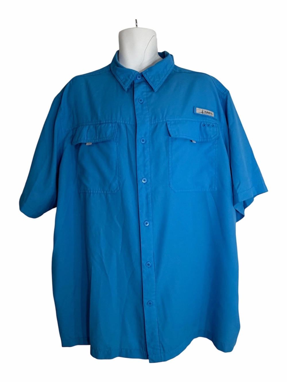 Habit Malibu Fishing Shirt 2XL UPF 40+ Vented Outdoor